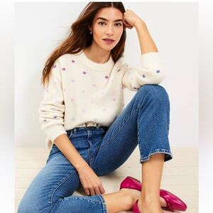 Ann Taylor LOFT Bobble Chunky Sweater Women’s Size M